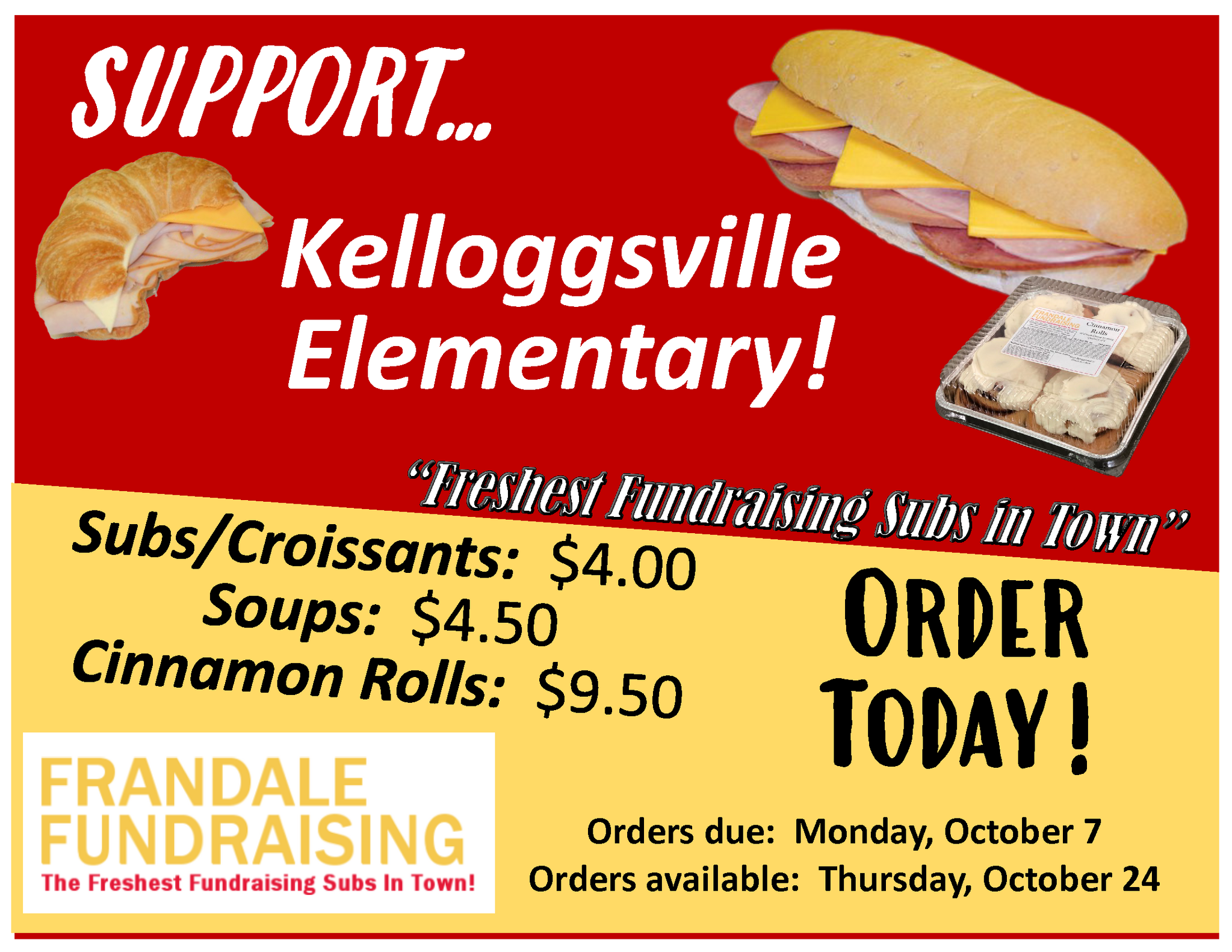 Support Kelloggsville Elementary Sub Sale!