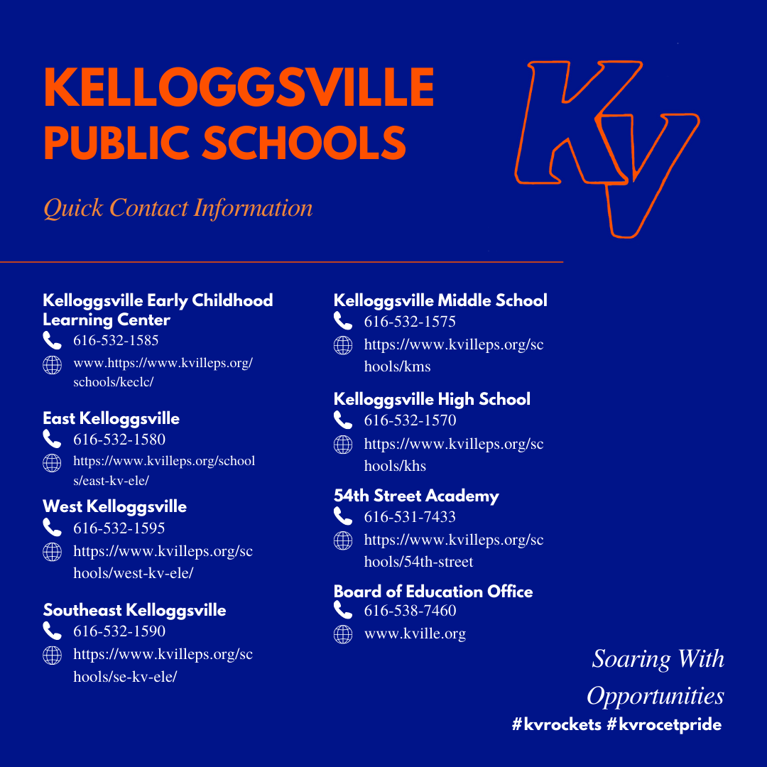 Contact Us Kelloggsville Public Schools