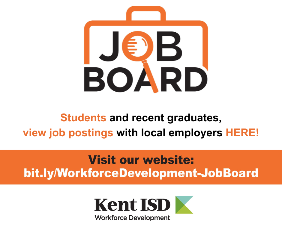 Kent ISD Job Board graphic